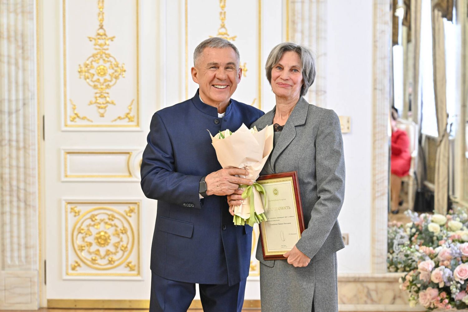 Сотрудник нашего храма отмечена благодарностью Раиса Республики Татарстан