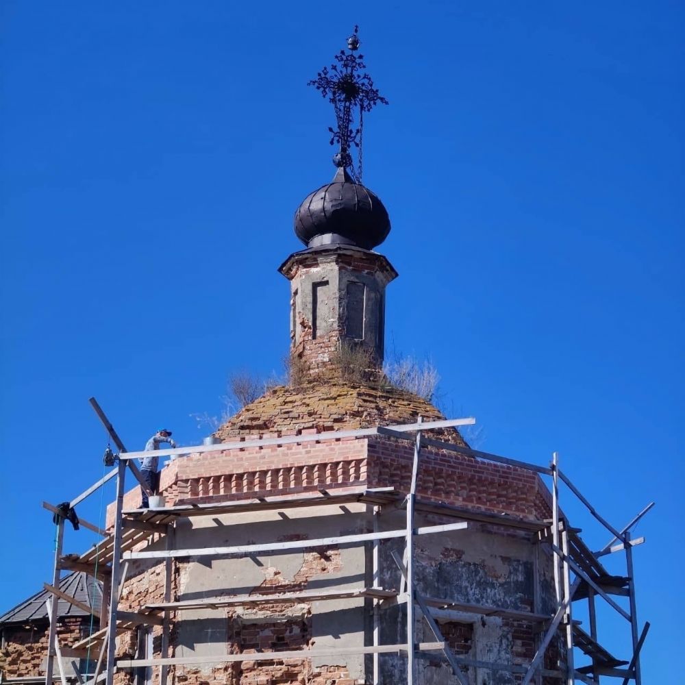 Продолжаем восстановление храма в селе Ивановском